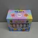 24 Colors Tie Dye Kit, Tie Dye Set for Kids, Pre-Filled Bottles, Non Toxic Permanent Fabric Dye Art Set, Easy DIY Fabric Art - Create Fun (24 Colors)