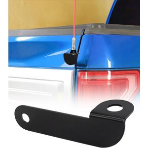 F150 Tailgate Antenna Holder, Rear Truck Bed CB Antenna Mount Bracket Compatible with 2015-2023 Ford F150, Passenger Side