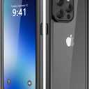 for iPhone 15 Pro Waterproof Case,Waterproof Shockproof IP68 Full-Body Sturdy Case Built-in Screen Protector, Durable Underwater for Full Sealed 15 Pro Cover (Clear)