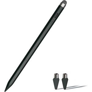 Dual-Tip Stylus Pen for Samsung Galaxy Tab A9+ Android &for iPad 10th&9th Tablets Pencil (Black)