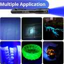 UV Light, 365nm UV Flashlight, Ultraviolet Penlight, Dental Curing Light for Teeth, Blacklight for Pet Urine Detection, Scorpion and Bed Bug (T10)