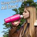 Tumbler Adapter for Stanley to Flavors Cartridges | Leak-Proof Silicone, Food-Grade Material, Compatible with 30oz & 20oz Stanley Quencher H2.0 FlowState Tumblers and Flavor Cartridges, Easy Clean (Passion Pink)