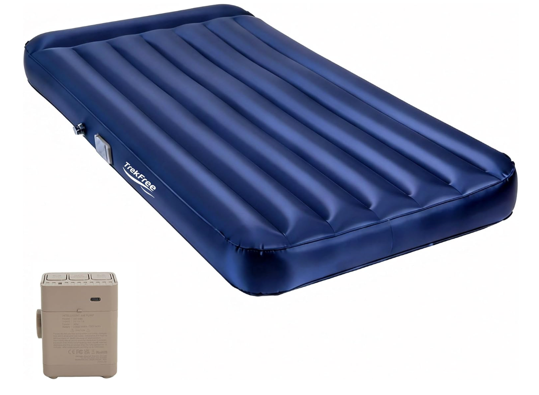 Self-Inflating Sleeping Pad with Electric Pump, 4 Season Camping Mattress Pad, Camping Essentials Gear for Tent Travel Car