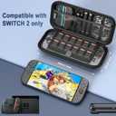 HEYSTOP Switch 2 Case for Nintendo Switch 2, Protective Carrying Case Set with PC Switch 2 Cover and TPU Grip Cover for Switch 2 Joycon, Large Capacity Storage Design for Nintendo Switch 2 Accessories