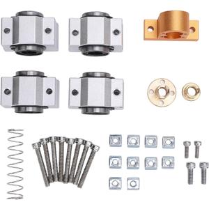 Z Axes Sliding Table Mount Kit High Precision Aluminum Alloy Engraving Machine Upgrade Kit for 3018 Plus CNC Router Enhanced Engraving Accuracy