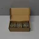 Artisanal Yarn Collection Multifiber Fancy Yarn with Sequins & Shimmering Threads for Knitting Crocheting Crafts DIY, Set of 3 Rolls (Forest Moss)