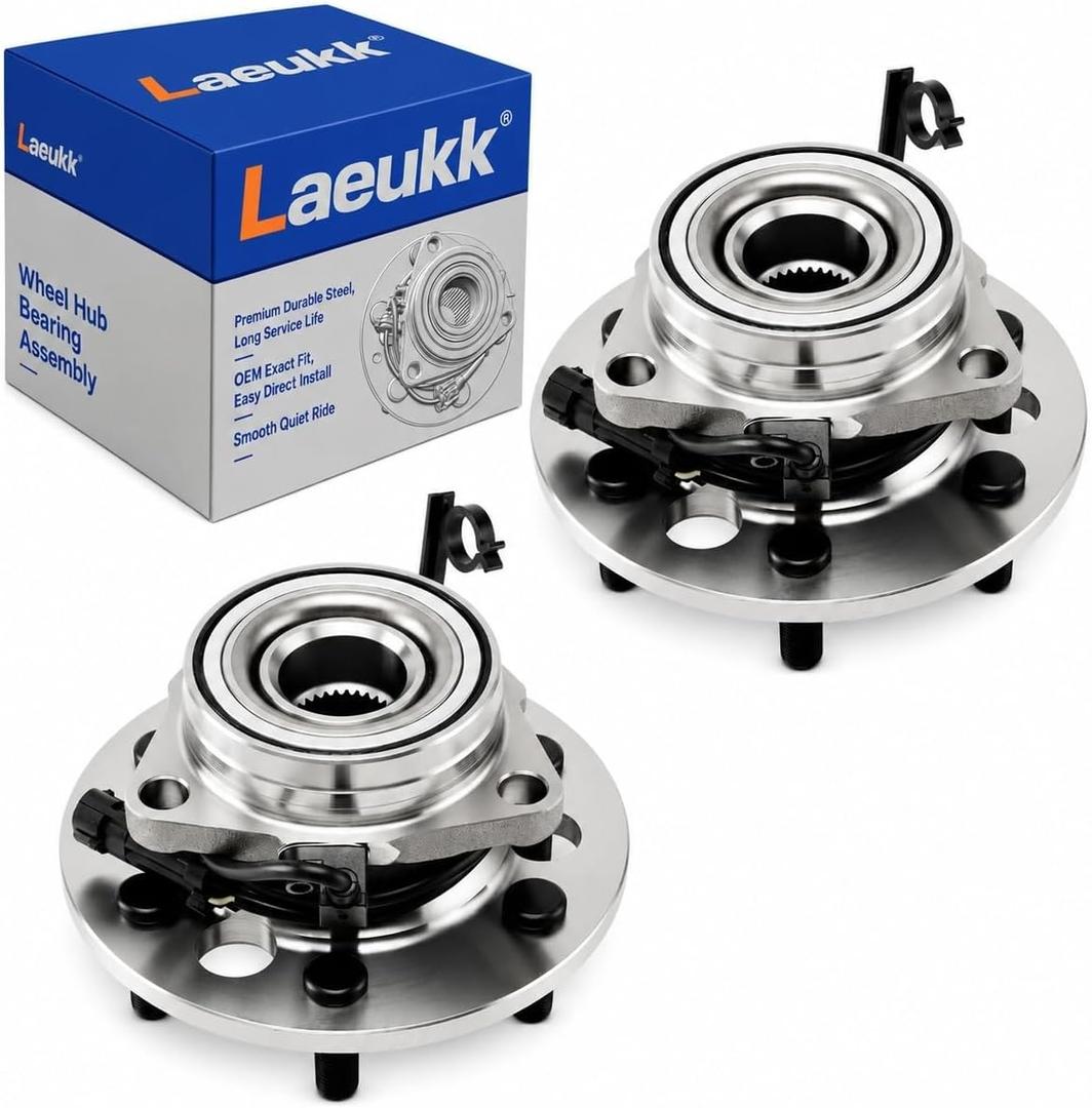 2X Front Wheel Bearing Hub Assembly 515024 for Chevy K1500 1995-1999