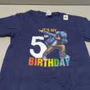 It's My 5th Birthday Boy 5 Toddler 5 Five Happy Birthday T-Shirt Navy Blue,Small
