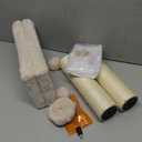 MECOOL Cat Scratching Post Premium Basics Kitten Scratcher Sisal Scratch Posts with Hanging Ball 22in for Kittens or Smaller Cats (22 inches for Kitten, Beige)