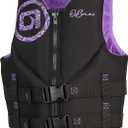 O'Brien Women's Traditional Neoprene Life Jacket, Purple, X-Small