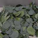 2 Pack Artificial Eucalyptus Garland Each 6.5 FT Faux Greenery Garland for Wedding Mantle Table Runner DIY Garlands Decor