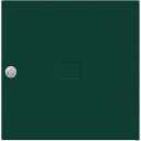 Salsbury Industries 3454GRN Replacement Door and Lock Standard MB4 Size for 4C Pedestal Mailbox with Keys, Green