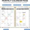 Taja Planner 2026-2027, Jul 2026-Jun 2027 Monthly & Weekly Calendar Planner