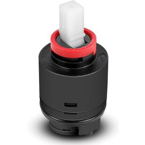 N40HKC Shower Cartridge Replacement,Fit for SR SUN RISE Shower Cartridge,Black 40mm Shower Faucet Cartridge,for Tub/Shower Faucet, Shower Mixer Valve, Ceramic Shower Single Lever