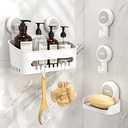 LUXEAR Pack Shower Caddy Set