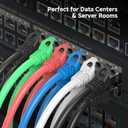 Cable Matters 10Gbps Snagless Shielded Cat 6A Ethernet Cable - 30ft, Cat 6A Cable, Cat6A Cord, Ethernet Cord, Red