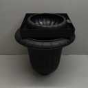 2-Pack Deluxe Pedestal Plastic Urn - 16x27 - Black