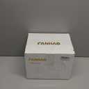 FANHAO Touch Bedside Table Lamp Cordless Lamp, Glass Pumpkin Lamp Portable Desk Lamp, 4000mAh Cordless Rechargeable, 3-Color Dimmable for Dorm Living Room, Aesthetic Home Decor