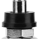 Riseuvo 4 Pcs TR416 Metal Clamp-in Tire Valve Stems - High Pressure Tubeless Valves for 0.453" & 0.625" Rim Holes, Fit Cars, Trucks, Trailers & ATVs