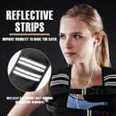 NATURELUX Weighted Vest Men or Women 30lbs Weights with Reflective Stripe, Weighted Vest for Workout Equipment for Strength Training Running - Walking Weight Loss