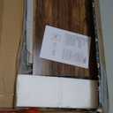 VECELO Modern Nightstands with Charging Station,Side End Table Night Stand with Storage Shelf for Small Spaces, Bedroom,Living Room (Set of 2, Brown)