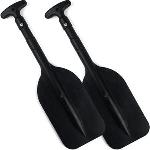Telescoping Boat Paddle Collapsible Oar for Boat 21'' - 42'', Collapsible Paddle for Boat Kayaking Rafting Jet Ski Canoe Outdoor Kayak Water Sports and Safety Boat Accessories 2 Pack
