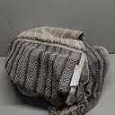 WDRLZYPP Soft Chenille Sofa Couch Cover Washable Anti-Slip Sofa Slipcover for Dogs PetPet Friendly Sectional Couch Cover Blanket Furniture Protector for Dogs (BlackandWhite, 71in*165in)