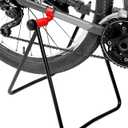 QWORK Easy Utility Bicycle Rack, 2 Pack Floor Stand, Freestanding Repair Rack, Foldable Indoor Outdoor Garage Stand for Bike Storage