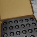 Wuqoioo Mini Muffin Pan, 24 Cup Mini Cupcake Pans Cupcake Pan Non Toxic Muffin Pan For Baking Cheesecake Tailgate Party Supplies, Dishwasher Safe, 15.94 X 12.6 X 0.79 Inches