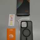 TORRAS Magnetic Guardian Designed for iPhone 14 Pro Max Case [Military Grade Drop Tested] [Compatible with MagSafe] Slim Translucent Matte Case for iPhone 14 Pro Max Phone Case 6.7", Mystic Black