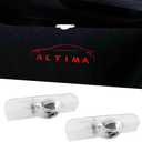 Car Door Logo Projector Lights Compatible for Altima 2002-present LED Ghost Shadow Lights Puddle Lights 2PCS Car Accessories,Make Sure There Have OEM Lights On Your Car Doors (red)