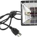 Chicken Brooder Heater for Chicks Coop with 2 Heat Lamps, 250W Hen Chick Warmer with Adjustable Height & Temperature, 6ft Cord, Aluminum Alloy Lamp Shade for Chicks Ducks Livestock Indoor