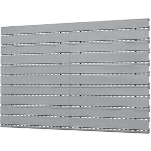 Savior Equipment Wall Rack System Heavy-Duty Steel Slatwall Panels Wall Mount Storage, 5 or 10 Pieces Modular Firearms Gun Wall Gear Accessories Organizer (SW Gray)