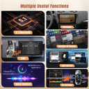 Android Car Radio Stereo for Mazda 3 2009 2010 2011 2012 2013 with Wireless Carplay Android Auto - 9 Inch IPS Touch Screen for Mazda 3 Head Unit with GPS, BT, WiFi, FM, MIC, Backup Camera