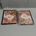 Pasuihcay Transparent Restaurant Menu Covers for A4 Size Book Style Cafe Bar 8 Pages 16 View TWO Pack