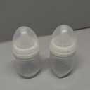 Natural PP Baby Breastfeeding Bottles Newborn Set 2 Pack, Slow Flow Nipples, 0 Months +, 5 Oz - White