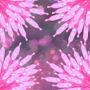 ILLUMINEW Christmas Lights - 98ft 2 Pack 150 Count Connectable Waterproof Led Fairy Lights Bulbs for Indoor Outdoor Christmas Tree Wedding Valentine's Day Decor (Pink, 150 Count - 4 Pack)
