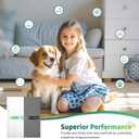 C545 Air Purifier Filter Replacement, Compatible with Winix C545 Air Purifier, Replaces Parts 1712-0096-00 and 2522-0058-00, 2 Pack H13 True Filter + 8 Activated Carbon Filters