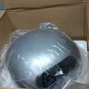 Typhur Dome 2 AI Smart Air Fryer, Large Flat Airfryer with Top & Bottom Heating, Self-cleaning Digital Fryer, PFAS free Ceramic Basket, Fits a 12" Pizza or Steaks, Whisper-Quiet, 120V (Silver)