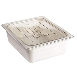 Cambro Camwear Food Pan Lid 1/1 Cover with Handle, Clear