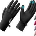 SIMARI Winter Gloves for Women, TouchScreen Water-Resistant Warm Thermal Gloves for Cold Weather, Running Hiking Driving (Medium, Black)
