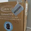 Graco Extend2Fit Convertible Car Seat, Rear and Forward Facing Car Seat with Adjustable Extension Panel for Extra Legroom, Great Gift for Baby Shower or Baby Registry, Redmond