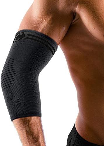 CAMBIVO 2 Pack Elbow Brace for Tendonitis, Tennis Elbow Compression Support Sleeve for Golfers Elbow Pain Relief, Arthritis, Bursitis, Workout, Weightlifting Size M