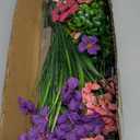 Yastouay 12 Bundles Artificial Flowers for Outdoors, UV Resistant Artificial Outdoor Flowers No Fade Fake Outdoor Flowers Plants for Garden Porch Window Box Pot Planters Decor (Mixing+Fern A)