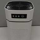 Air Purifiers for BedroomFRESHDEW Air Purifier H13 True HEPA Filter For Smoke Pollen Dander Hair Smell Air Cleaner with Sleep Mode Speed Control For Bedroom Office (Clear)