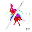 Luntak Stylus Pen for Touchscreen for iOS/Android, iPhone Stylus Pen Fine Tip, High-Precision Tablet Pencil for Android/Samsung/Mi/Huawei/Vivo/Lenovo and Other Android Smartphone and Tablet-White