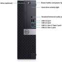 Dell OptiPlex 7070 SFF Desktop Computer PC, Intel 8 Core i7-9700 3.0GHz up to 4.70GHz,32GB DDR4 Ram New 1TB NVMe M.2 SSD,AX210 Built-in WiFi 6E,Windows 11 Pro, Wireless Keyboard & Mouse