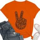 Unity Day Shirts for Women Kindness Tshirt End Bullying Tee Orange Tops Peace Tee (Orange, L)
