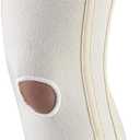 CHAMPION Knee Brace Flexible Stays Knit Elastic, White, Large