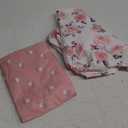 The Peanutshell 2-Pack Fitted Crib Sheet Set - Super Soft & Breathable Baby Girl Crib Sheets, Nursery Decor, Fit for Standard Mattress Cover- Pink Roses